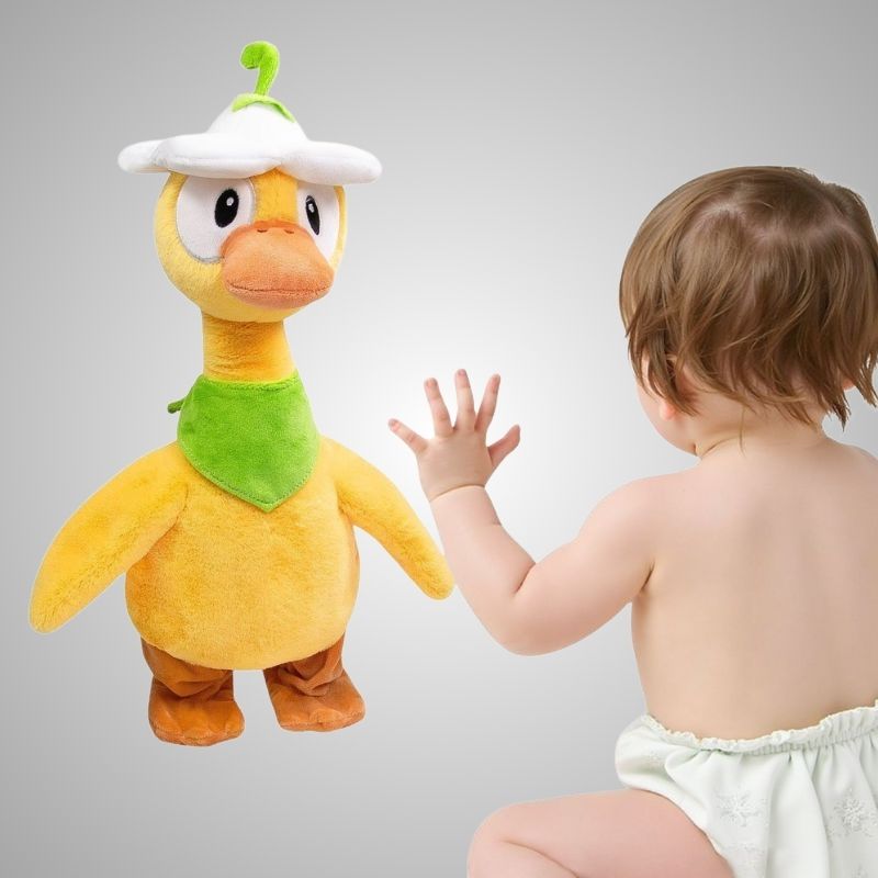 Baby genuine repeating duck can walk, talk and sing toy